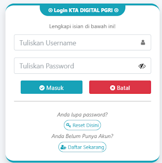 Register PGRI Ngada - Persatuan Guru Republik Indonesia Cabang Kabupaten Ngada